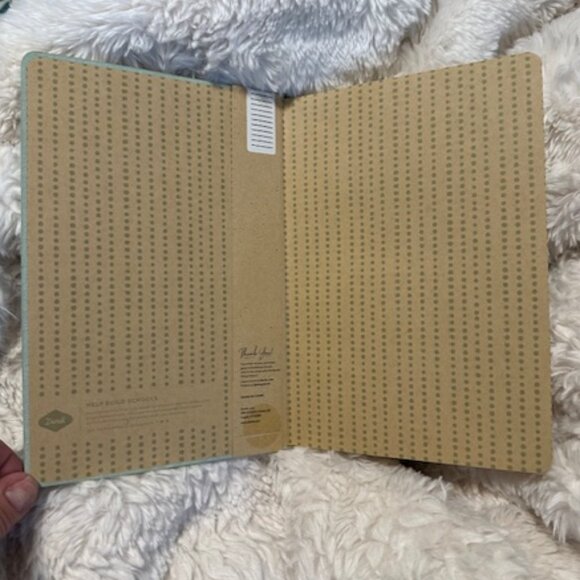 Cloth Covered Embroidered Journal by Denik NWT - Picture 4 of 8